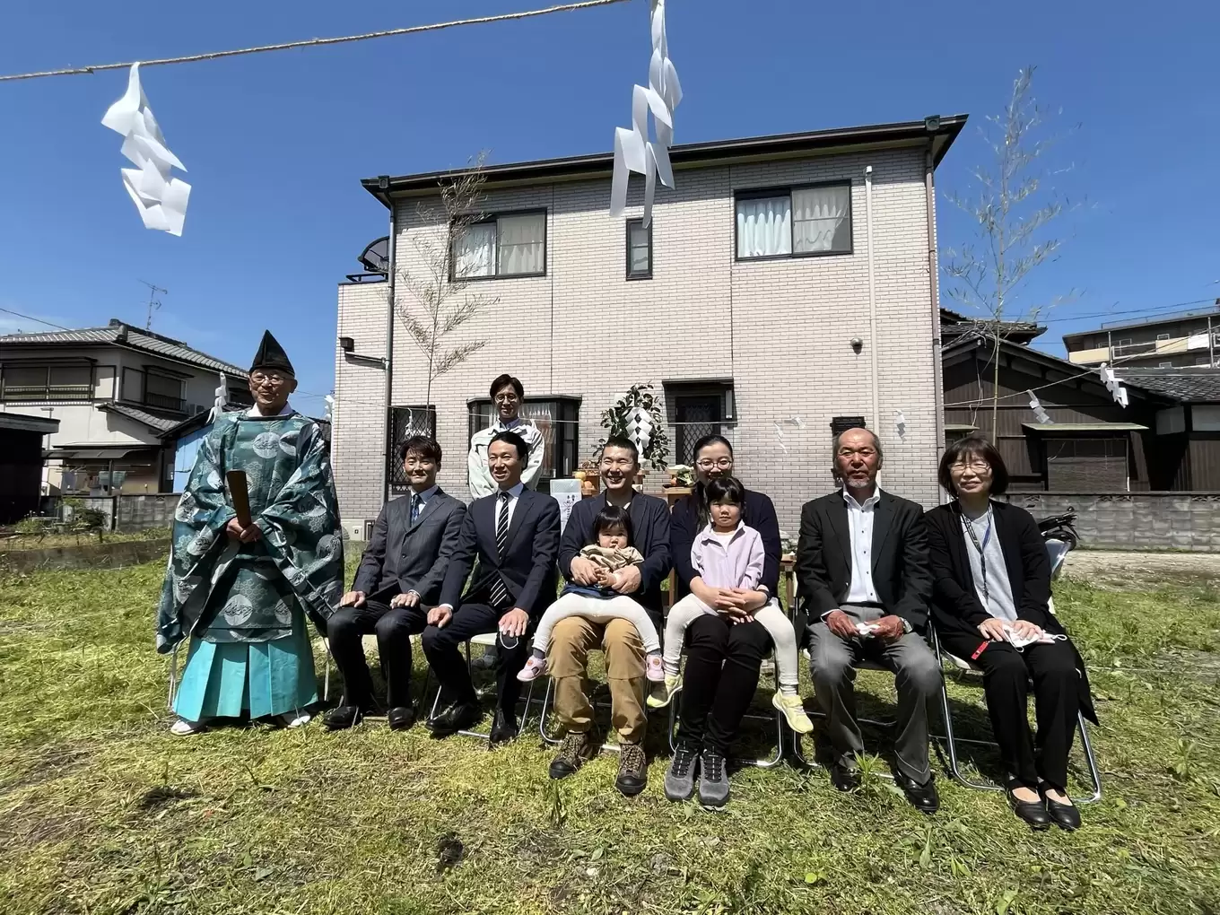 H様邸地鎮祭 集合写真