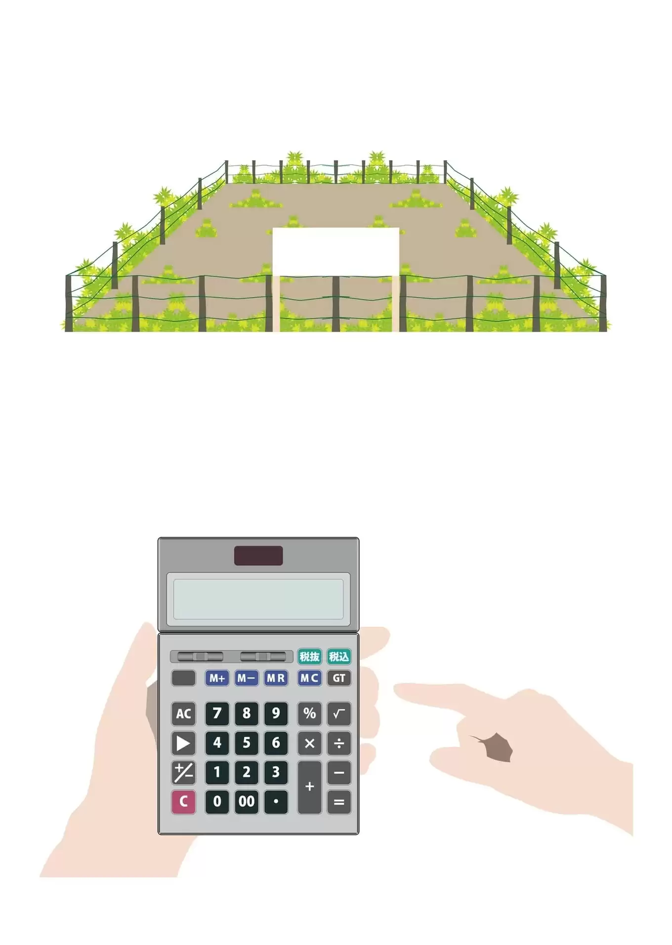 空地と電卓