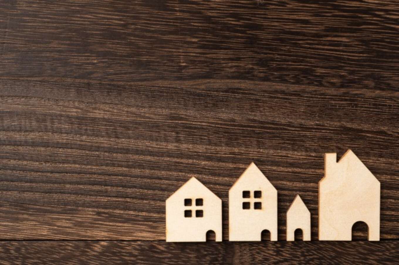 木製の住宅模型