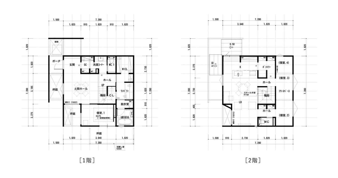 R+house大分西model 間取り図