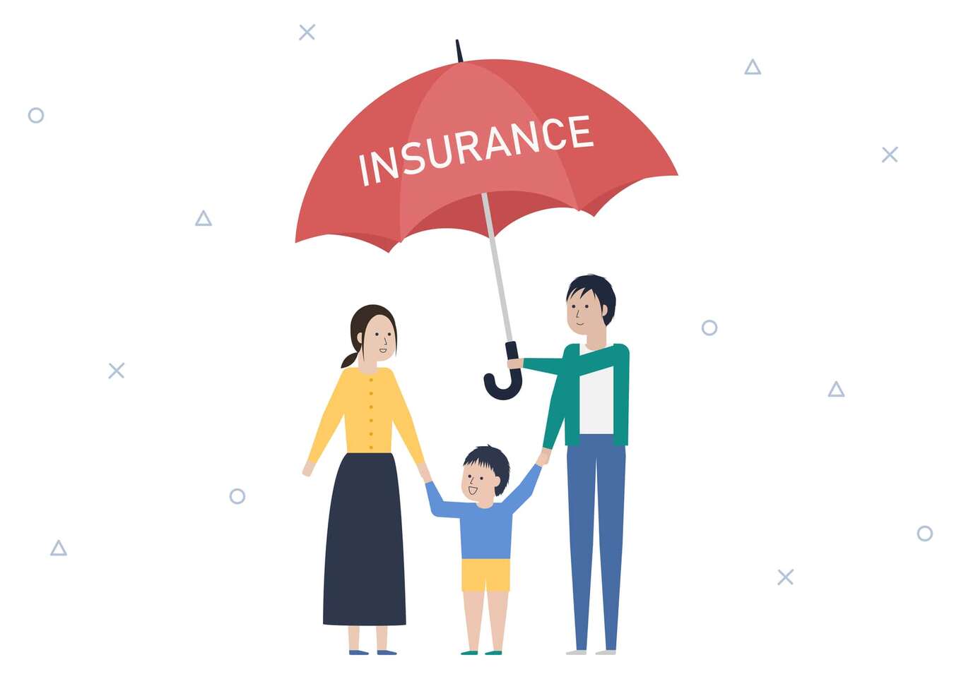 保険の傘に入る家族