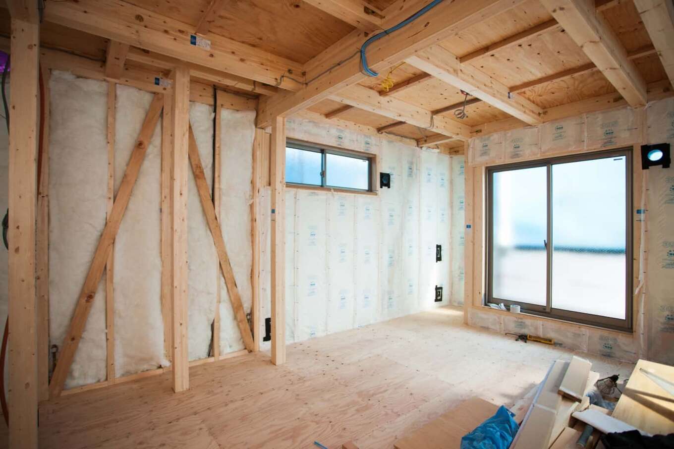 住宅建設現場