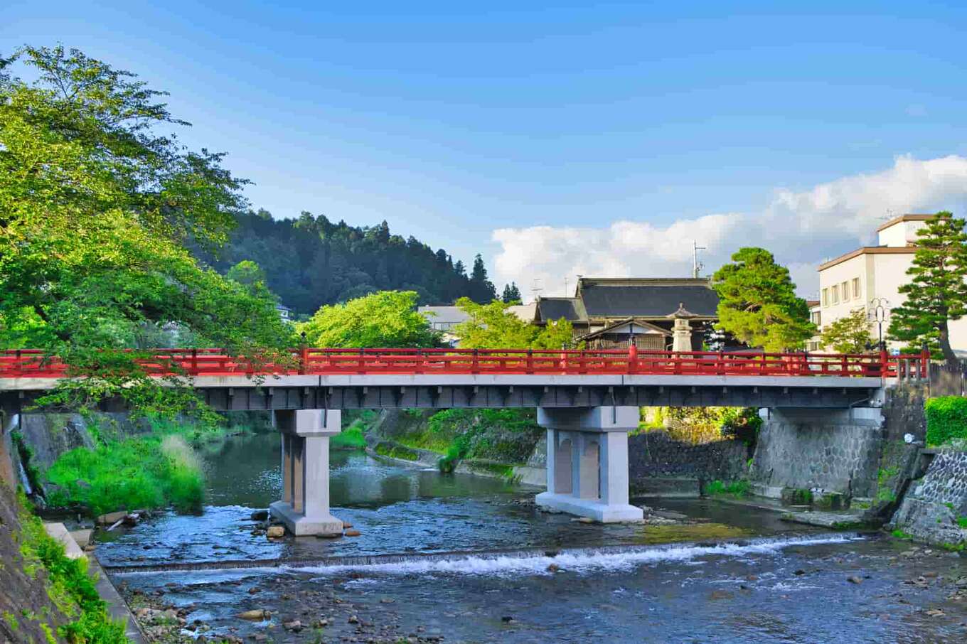 岐阜県高山市 中橋と宮川