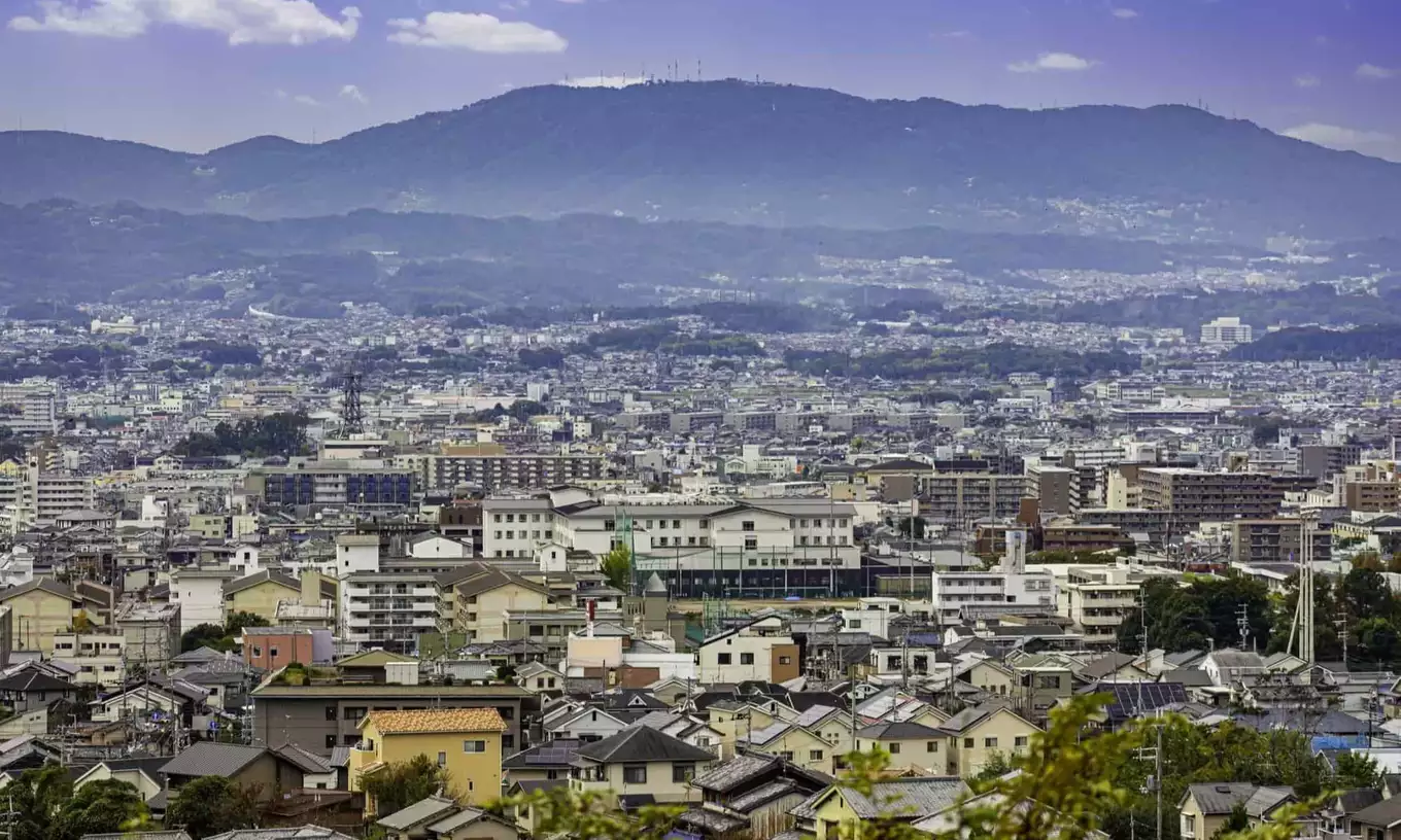 奈良市街眺望