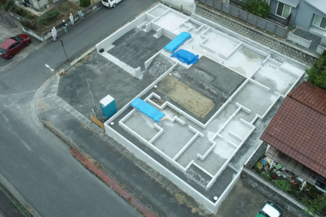 基礎工事完成