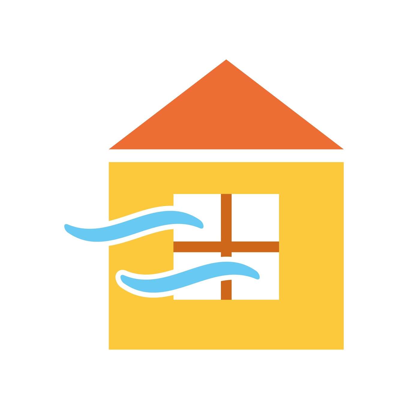 心地よさそうな家のイラスト