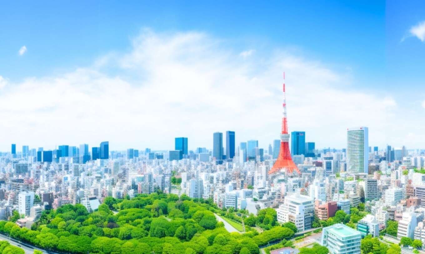 東京タワーと青空