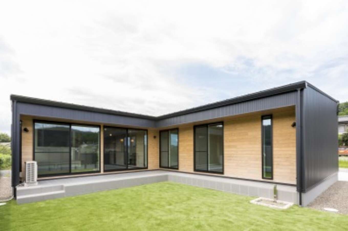 R+houseの加盟店で施工された平屋住宅の写真