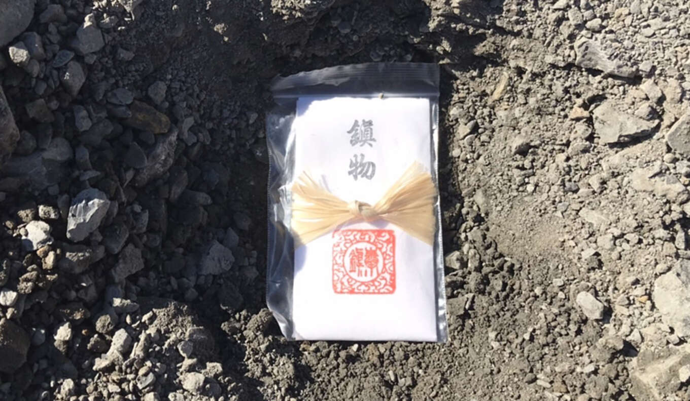  中庭のある平屋～好きなものに囲まれる暮らし～「基礎工事　砕石」