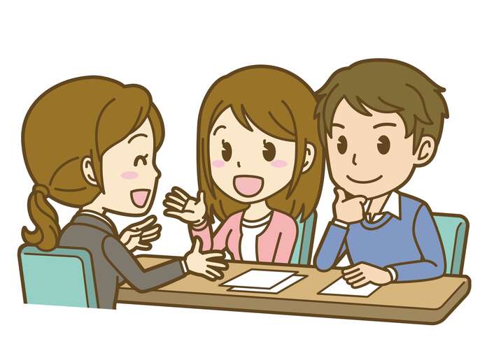 相談カウンターのイラスト