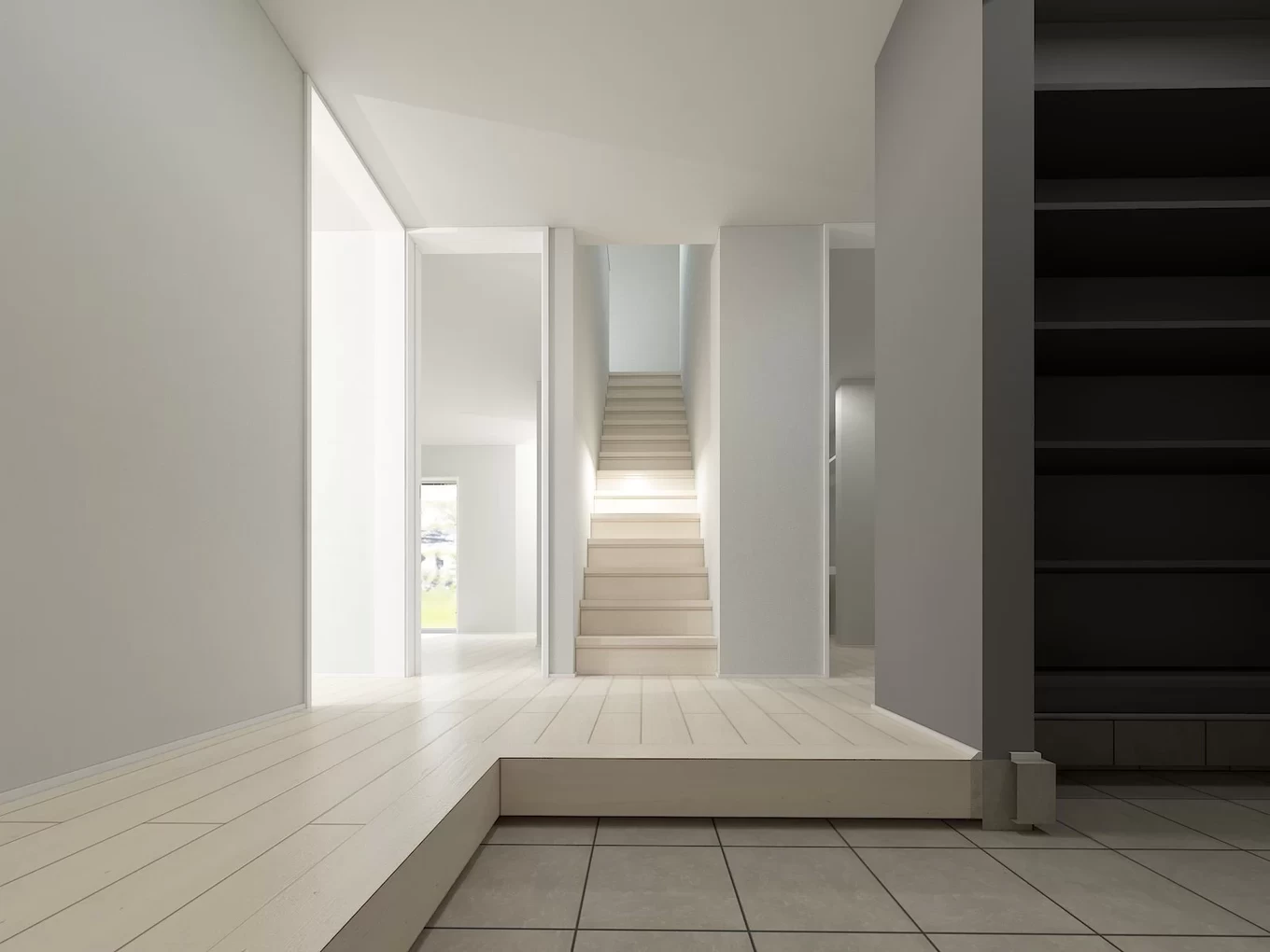 明るいエントランスエントランス