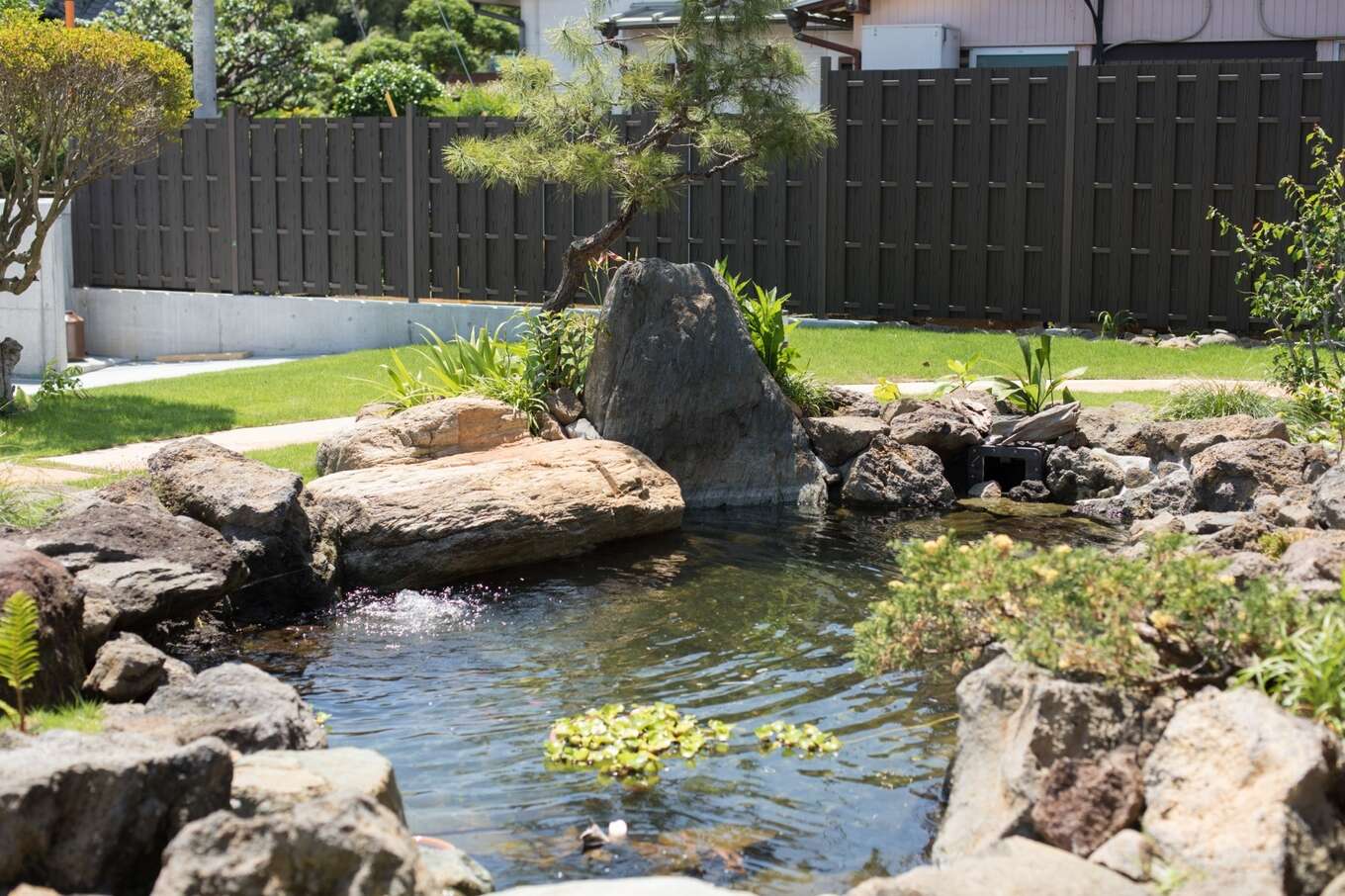 松と池の庭