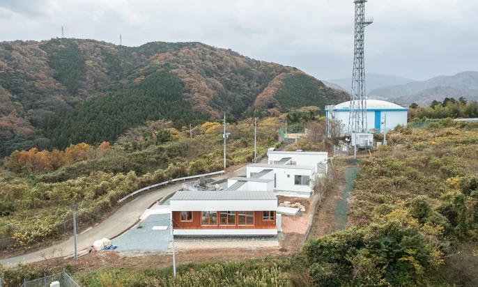 斜面に建つ家（島根県浜田市の事例） | 島根県のおしゃれな注文住宅