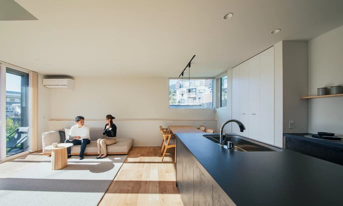 南にひらく、整えられた暮らしの家（静岡県静岡市清水区の事例